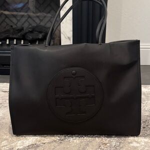 Tory Burch Black Leather Tote